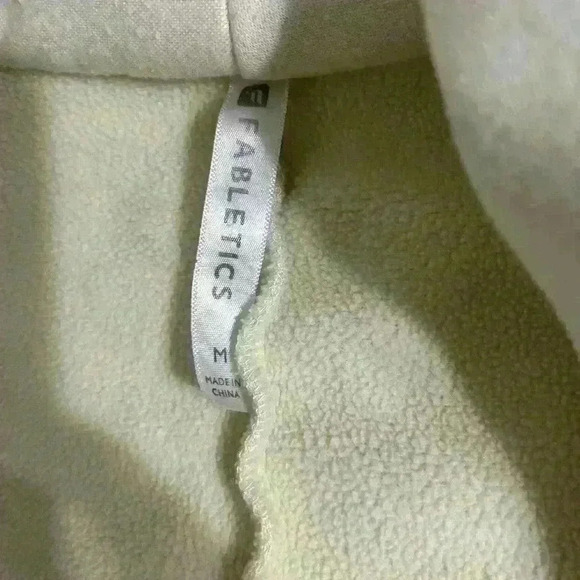 Fabletics Sage Coat with Shawl Collar-Ivory - Picture 2 of 5